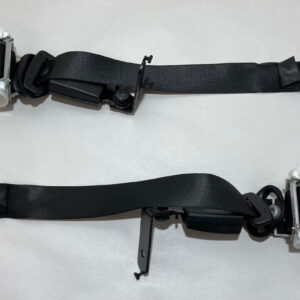2012-2018 F13 BMW M6 Coupe Rear Seat Belts / Pair / Black / M6202