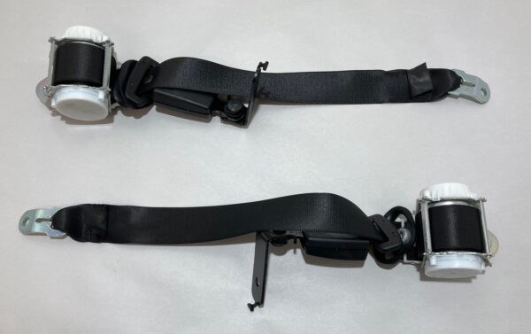 2012-2018 F13 BMW M6 Coupe Rear Seat Belts / Pair / Black / M6202