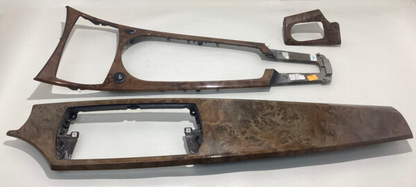 2003-2008 E85 E86 BMW Z4 Fine Wood Interior Dashboard / Console Trim Set / OEM / Z4056