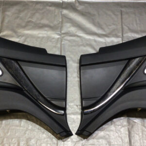 2013-2015 F13 BMW M6 Coupe Rear Interior Quarter Panels / Black Leather / M6202