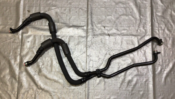 2012-2019 F06 F12 F13 BMW M6 S63 Engine Oil Cooler Hoses / Pipes / Pair / OEM / M6202