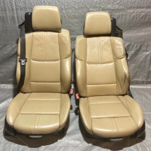2008-2013 E93 BMW M3 Convertible Bamboo Beige Novillo Leather Seats / Pair / E9M04
