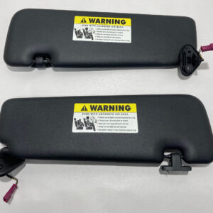 2008-2013 E93 BMW M3 Convertible Sun Visors / Pair / Black / E9M04
