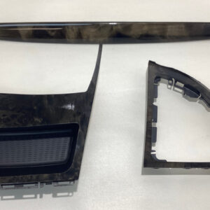 2008-2013 BMW 128i 135i Interior Dash Console Trim Panel Set / Poplar Wood / B1010