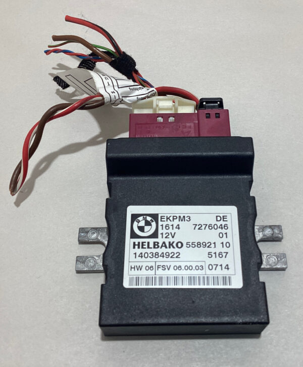 2009-2016 BMW E89 Z4 Fuel Pump Relay Module w/ Wiring / 16147276046 / Z4907