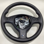 2001-2006 E46 BMW M3 M Sport Leather Steering Wheel / Manual *DAMAGE* / M3017
