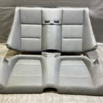 2001-2006 E46 BMW M3 Convertible Rear Seat w/ Headrests / Nappa Grey Leather / M3017
