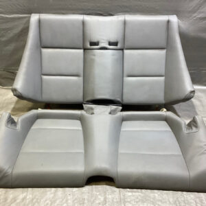 2001-2006 E46 BMW M3 Convertible Rear Seat w/ Headrests / Nappa Grey Leather / M3017