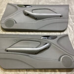 2001-2006 E46 BMW M3 Interior Door Panels / Nappa Grey Leather / Pair / M3017