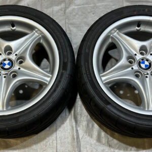 1998-2002 BMW Z3 M Roadster M Coupe Style 40 Roadstar 17x7.5" Front Wheels Rims w/ Tires / Pair / Z3033