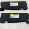 2006-2010 BMW M6 Coupe OEM Sun Visors / Pair / Black Alcantara Suede / M6004