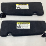 2006-2010 BMW M6 Coupe OEM Sun Visors / Pair / Black Alcantara Suede / M6004