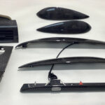 2006-2010 BMW M6 OEM Carbon Fiber Interior Center Console / Dash Board Trim Panel Set / M6004