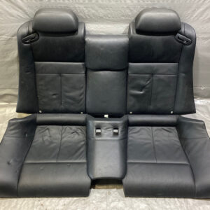 2006-2007 BMW M6 Black Merino Leather Rear Seat Set / Upper / Lower / M6004