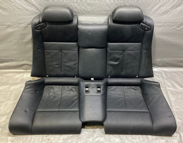 2006-2007 BMW M6 Black Merino Leather Rear Seat Set / Upper / Lower / M6004
