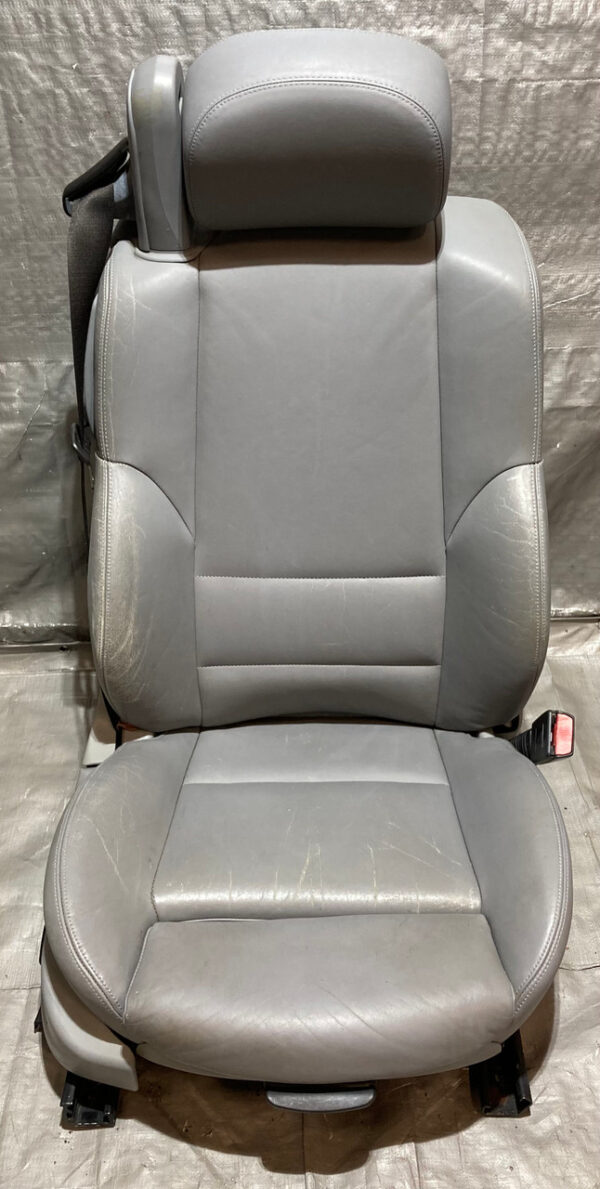 2001-2006 E46 BMW M3 Convertible Nappa Grey Leather Passenger Side Front Seat / M3017