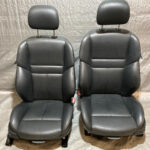 2006-2010 BMW M6 Coupe Black Merino Leather Front Seats / Pair / M6004