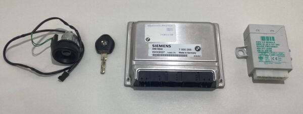 1999-2000 BMW Z3 Roadster 2.3 ECU Kit Ignition Switch EWS w/ Key / 7500255 / Z3034