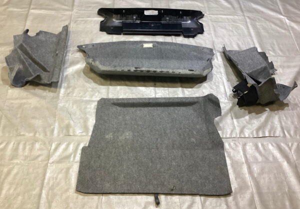 1996-2002 BMW Z3 Roadster Trunk Carpet Set w/ Trim Panels / OEM / Z3034