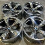 2006-2010 BMW 650i 19" Style 249 5 Spoke Chrome Wheels Rims / Set of 4 / *Minor Bend* / M6004