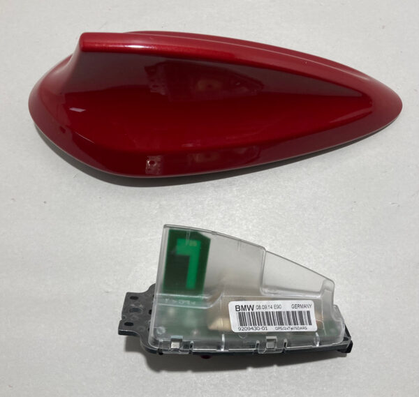 2014-2018 BMW F22 2 Series Coupe Shark Fin Roof Antenna / Melbourne Red Metallic B2006