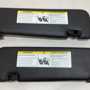 2008-2013 BMW E88 128i 135i Convertible Sun Visors / Pair / Black / B1009