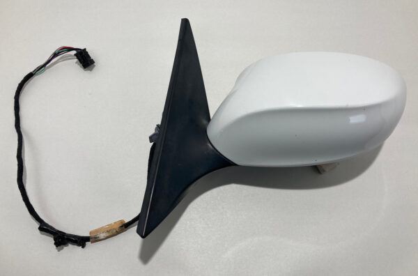 2003-2008 E85 E86 BMW Z4 Driver Side Power Mirror / Autodim / Alpine White 3 Z4056