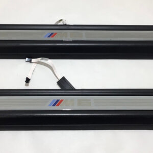2013-2017 F13 BMW M6 Coupe OEM Illuminated Door Sills Trims / Pair / M6202