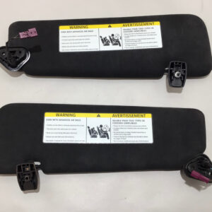 2012-2019 F06 F13 BMW M6 Gran Coupe Black Alcantara Sun Visors / Pair / M6202