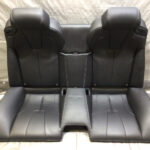 2012-2018 F13 BMW M6 Coupe Black Leather Rear Seat Set / M6202