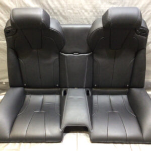 2012-2018 F13 BMW M6 Coupe Black Leather Rear Seat Set / M6202