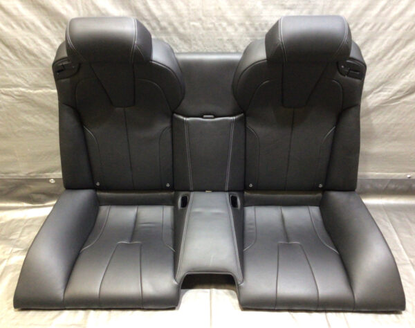 2012-2018 F13 BMW M6 Coupe Black Leather Rear Seat Set / M6202