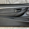 2015-2019 F82 F83 BMW M4 Driver Side Interior Door Panel / Merino Black Full Leather / F8M03