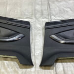 2015-2020 F82 BMW M4 Coupe Rear Interior Quarter Panels / Black Merino Leather / F8M04