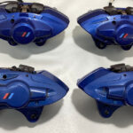 2015-2020 F80 F82 F83 BMW M3 M4 OEM Brembo Brake Calipers / Set of 4 / Blue / F8M04