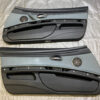 2008-2013 E93 BMW M3 Convertible Interior Door Panels / Extended Palladium Novillo Leather / Pair / E9M03