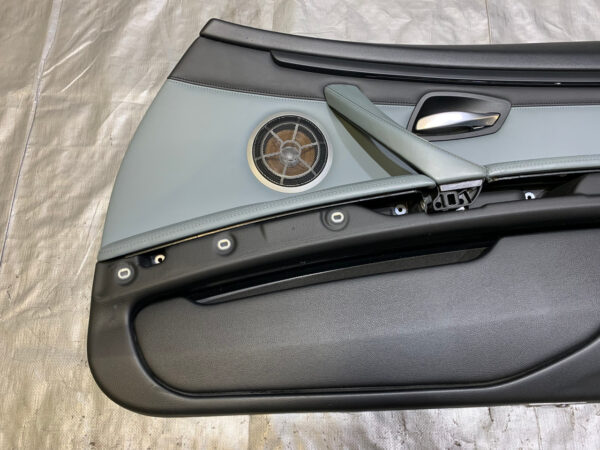 2008-2013 E93 BMW M3 Convertible Rear Interior Quarter Panels / Palladium Silver Leather / E9M03