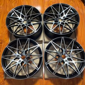 Brand New Set of BMW Black Machine 666M REP wheels